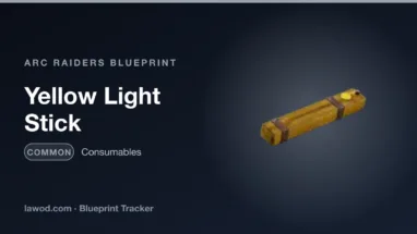 Yellow Light Stick blueprint in Arc Raiders